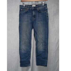 Acne Studios Women’s Row Straight Vintage Jeans Blue Denim 25/32 Made in Italy